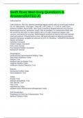 Swift River Med-Surg Questions & Answers&lpar;RATED A&rpar;