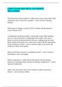 CAMT EXAM 2025 WITH  ACCURATE SOLUTIONS