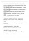  ATT GSE-EM MOD 1 QUESTIONS AND ANSWERS