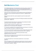 Soil Mechanics Final Questions and Answers Fully Solved 100&percnt;