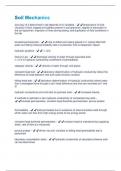 Soil Mechanics Questions and Answers Fully Solved 100&percnt;