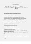 CMB 352 Exam &num;3 Questions With Correct Answers