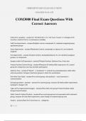 COM3000 Final Exam Questions With Correct Answers