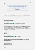 NR 661-UROLOGY EXAM QUESTIONS AND ANSWERS UPDATED &lpar;2024&sol;2025&rpar; &lpar;VERIFIED ANSWERS&rpar;