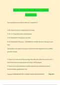 Nurs 615 exam 1 Study Guide Solutions