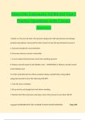 Maryville University NURS 615 Test 2 Practice Questions with Correct Answers