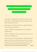 MU NURS 615&colon; Advanced Pharm - Exam 4 Review Questions and Answers 100&percnt; Pass