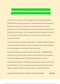 NURS 615 PHARM EXAM 1 MARYVILLE QUESTIONS AND ANSWERS 100&percnt; PASS