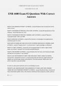 ENR 4400 Exam &num;2 Questions With Correct Answers