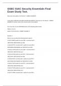 GSEC GIAC Security Essentials Final Exam Study Test&period;
