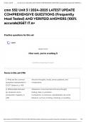 cmn 552 Unit 3 &vert; 2024-2025 LATEST UPDATE COMPREHENSIVE QUESTIONS &lpar;Frequently Most Tested&rpar; AND VERIFEID ANSWERS &lpar;100&percnt; accurate&rpar;&vert;GET IT A&plus;