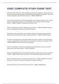 GSEC COMPLETE STUDY GUIDE TEST&period;