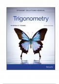 Test Bank For Trigonometry, 5th Edition by Cynthia Y. Young All Chapters Complete Guide A+