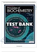 Test Bank for Lehninger's Principles of Biochemistry&comma; 8th Edition &lpar;W&period;H&period; Freeman&comma; 2022&rpar; by David L&period; Nelson&comma; Isbn no&semi; 9781319228002&comma; all 28 Chapters Covered with Rationales &lpar;NEWEST 2025&rpar;
