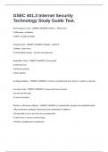 GSEC 401&period;3 Internet Security Technology Study Guide Test&period;