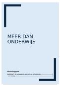 Samenvatting&colon; ''Meer dan Onderwijs''