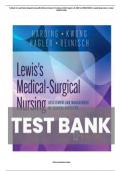 Test Bank for Lewis Medical Surgical Nursing 12th Edition by Mariann M&period; Harding&comma; Verified Chapters 1-69&comma; ISBN No&semi; 9780323792387&comma; Complete Study Guide A&plus; Graded &lpar;NEWEST 2024&rpar;