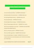 CINTAS FAS SSR certification Exam Study Guide Solutions