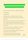 Cintas HRM Certification Exam Study Questions and Answers 100&percnt; Pass