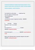 CHAMPIONS POWERHOUSE TRAINING EXAM 2024&sol;2025 NEWEST&excl;&excl; ACTUAL  COMPLETE 350 REAL EXAM QUESTIONS WITH CORRECT DETAILED ANSWERS &lpar;VERIFIED ANSWERS&rpar; &sol; ALREADY GRADED A&plus;