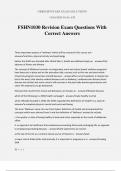 FSHN1030 Revision Exam Questions With Correct Answers