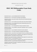 HMC 2022 Bibliographies Exam Study Guide&period;