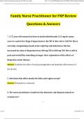 AANP FNP Family Nurse Practitioner review &lpar;2024 &sol; 2025&rpar; Actual Questions and Verified Answers&comma; 100&percnt; Guarantee Pass