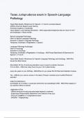 Texas Jurisprudence exam in Speech-Language Pathology&period; exam questions with correct answers with complete A&plus;solution 2024&sol;2025