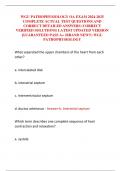 WGU PATHOPHYSIOLOGY OA EXAM 2024-2025 COMPLETE ACTUAL TEST QUESTIONS AND CORRECT DETAILED ANSWERS &lpar;CORRECT VERIFIED SOLUTIONS&rpar; LATEST UPDATED VERSION &vert;GUARANTEED PASS A&plus; &lpar;BRAND NEW&excl;&excl;&rpar; WGU PATHOPHYSIOLOGY