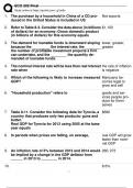 ECO 202 Final Questions&comma; Answers&comma; Rationales