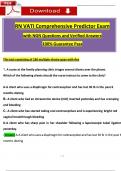 RN VATI Comprehensive Predictor Exam with NGN Questions and Revised Correct Answers&comma; &lpar;2026 &sol; 2027&rpar; 100&percnt; Guarantee Pass