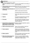 ENVS Test 1 Questions&comma; Answers&comma; Rationales