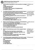 CNOR Practice Exam Prep by CCI Questions&comma; Answers&comma; Rationales