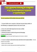 RN VATI Comprehensive Predictor Exam with NGN Questions and Revised Correct Answers&comma; &lpar;2026 &sol; 2027&rpar; 100&percnt; Guarantee Pass