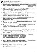 Chapter 17 - Macroeconomics Quiz Questions&comma; Answers&comma; Rationales &vert; Latest Updates &vert; study Guide &vert; Complete Solutions&period;