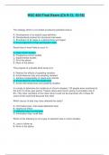 HSC 404 Final Exam &lpar;Ch 9-13&comma; 15-16&rpar; &vert; Questions with Verified Answers
