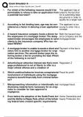 Exam Simulator A Questions&comma; Answers&comma; Rationales &vert; Latest Updates &vert; study Guide &vert; Complete Solutions&period;