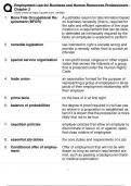 Employment Law for Business and Human Resources Professionals - Chapter 2 Questions&comma; Answers&comma; Rationales &vert; Latest Updates &vert; study Guide &vert; Complete Solutions&period;