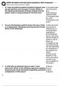 ENPC 6th Edition Provider Exam Questions&comma; Answers&comma; Rationales &vert; Latest Updates &vert; study Guide &vert; Complete Solutions&period;