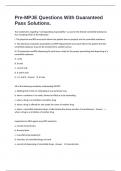 Pre-MPJE Questions With Guaranteed Pass Solutions&period;