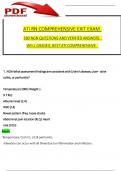 ATI RN COMPREHENSIVE EXIT EXAM 180 NGN QUESTIONS AND VERIFIED ANSWERS