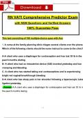 2023  RN VATI Comprehensive Predictor Exam with Questions and Revised Answers&comma; 100&percnt; Guarantee Pass 