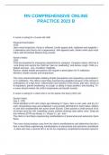 RN COMPREHENSIVE ONLINE PRACTICE 2023 B