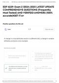 EDF 6229&colon; Exam 2 &vert;2024-2025 LATEST UPDATE COMPREHENSIVE QUESTIONS &lpar;Frequently Most Tested&rpar; AND VERIFEID ANSWERS &lpar;100&percnt; accurate&rpar;&vert;GET IT A&plus;