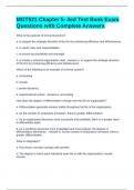 MGT521 Chapter 5- 4ed Test Bank Exam Questions with Complete Answers