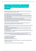 Principles of Economic 12th Edition TEST BANK 2 Exam Questions and Answers