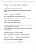 MEDCA STUDY GUIDE- MEDICAL ASSISTANT