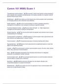 WWU EXAM PACKAGE DEAL WITH 100&percnt; CORRECT SOLUTIONS