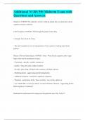 Additional NURS 550 Midterm Exam with Questions and Answers