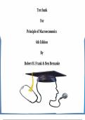 Test Bank For Principle of Macroeconomics 6th Edition By Robert H&period; Frank & Ben Bernanke